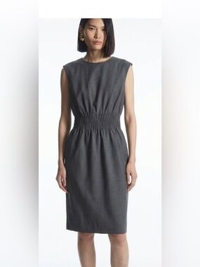 Calvin Klein charcoal Gray Sleeveless Sheath Dress